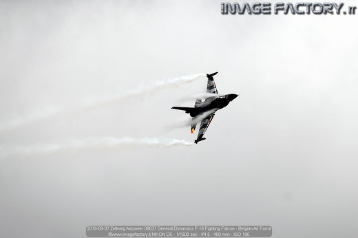 2019-09-07 Zeltweg Airpower 09637 General Dynamics F-16 Fighting Falcon - Belgian Air Force